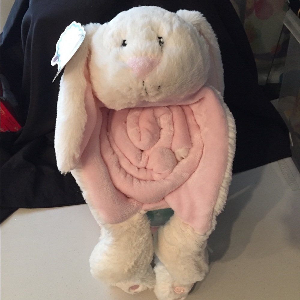 New Bunny blanket and plush set